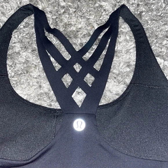 Black Lululemon Sports bra - Picture 3 of 3